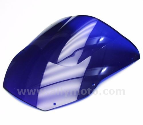 Blue ABS Windshield Windscreen For Kawasaki Ninja ZX12R 2000-2001
